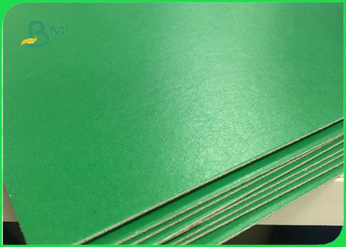 FSC Certificate Colored Green Book Binding Board Good Stiffness  Customized