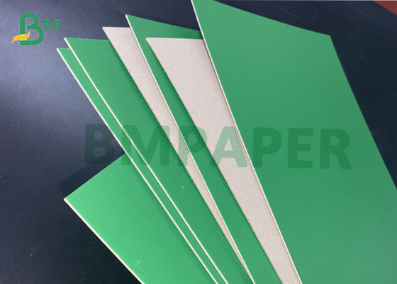 กล่องเคลือบสีเขียว 2 มม. C1S กระดาษแข็งสีเทาชดเชยความแข็ง