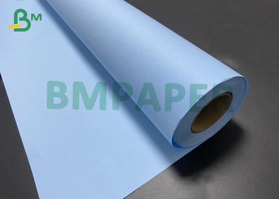 ม้วนกระดาษพิมพ์พล็อตสีน้ำเงิน 80 แกรม สำหรับพิมพ์อิงค์เจ็ท 610มม. 620มม