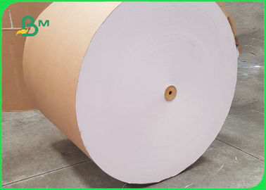 กระดาษไร้กระดาษเคลือบผิวความขาว 92% 60GSM 70GSM กระดาษจัมโบ้ม้วนผิวเรียบ