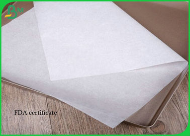 30g - 40g กระดาษท่ีต้านทานนำ้มัน Greaseproof สีขาวเกรดอาหารสำหรับห่ออาหาร