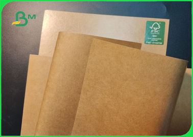 องค์การอาหารและยาได้รับการอนุมัติ 160gsm + 10g บริสุทธิ์เคลือบกระดาษคราฟท์สีน้ำตาลม้วนสำหรับถ้วยกระดาษ