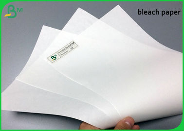 ม้วนกระดาษฟอกขาว 70gsm ที่ย่อยสลายได้ทางชีวภาพสำหรับถุงบรรจุภัณฑ์แบบสั่งกลับบ้าน