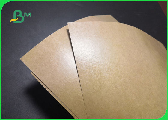กระดาษคราฟท์เคลือบ PE บรรจุอาหาร 135gsm ถึง 350gsm ทนต่อการฉีกขาดสูง