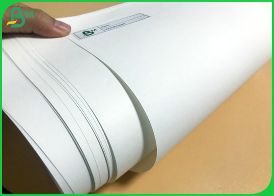 กระดาษคราฟท์สีขาวความขาวสูงม้วน 40g ถึง 135gsm พร้อมเยื่อกระดาษบริสุทธิ์ 100%