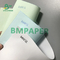 กระดาษสำเนาไร้คาร์บอนสีสันสดใส 55 แกรม 50 แกรมสำหรับตั๋วเงิน NCR Paper 610 X 860 มม. รีมแพ็ค