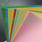 80GSM กระดาษไม่มีไม้ สีสด กระดาษวาดและพับด้วยมือ