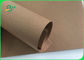 กระดาษคราฟท์สีน้ำตาลไม่ฟอกขาว 110-220 Gsm Kraft Liner Board Paper