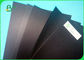 เยื่อไม้ 100% กระดาษแข็งสีเทาแผ่นพับดีต้านทาน 1.5-2.0 มม. สีดำจองผูกกระดานสำหรับถุง