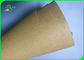 ขนาดที่กำหนดเองสีน้ำตาลกระดาษคราฟท์ม้วน 70gr - 300gsm สำหรับกระเป๋าช้อปปิ้ง