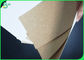 กระดาษคราฟท์สีน้ำตาลเคลือบสีขาวด้านหน้าปรับแต่ง 250gsm สำหรับถาดนำออก