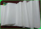อาหารเกรด 35 / 38gsm White Greaseproof Wapping Paper Printable Jumbo Roll
