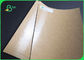 กระดาษคราฟท์ PE สีน้ำตาล 250gsm + 12g สำหรับบรรจุภัณฑ์ผลไม้ทนต่อการพับได้ดี