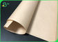ม้วนกระดาษแถบคราฟท์สีน้ำตาล 60gsm ที่ย่อยสลายได้ทางชีวภาพ FDA อนุมัติวัตถุดิบฟางกระดาษ