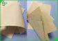 กระดาษคราฟท์สีน้ำตาลเกรดอาหาร 100 แกรม 120 แกรมแบบไม่เคลือบสำหรับถุงกระดาษ