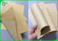 กระดาษคราฟท์สีน้ำตาลเกรดอาหาร 100 แกรม 120 แกรมแบบไม่เคลือบสำหรับถุงกระดาษ