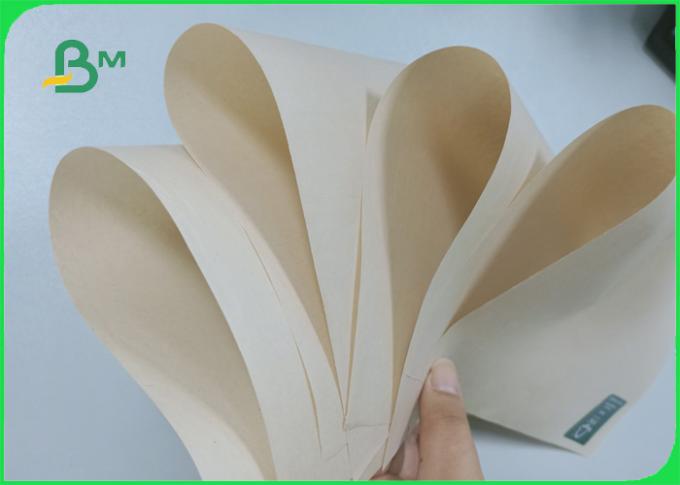 Width 240 - 500mm good stiffness stable thickness 50gsm FDA kraft paper in roll