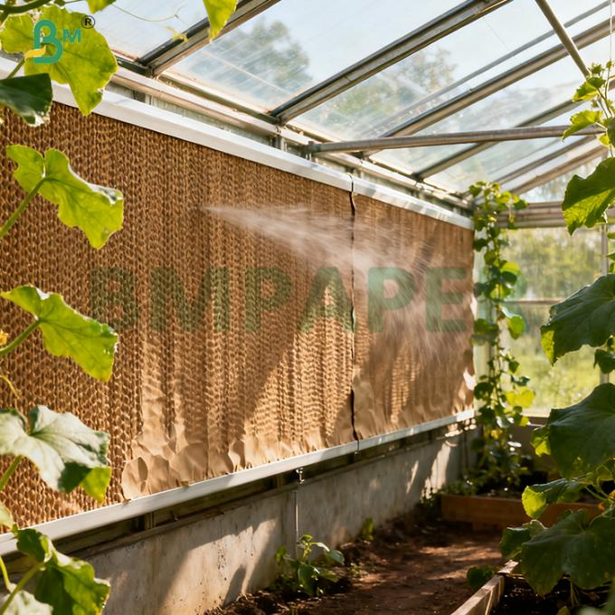 95±2gsm Brown Resin - Coated Cooling Kraft Paper Water-Resistant Material 1200MM