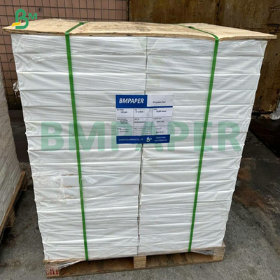 120um 130um ไวท์ แมท เลเซอร์พิมพ์กระดาษสังเคราะห์สําหรับฉลาก 33 ซม x 48,5 ซม