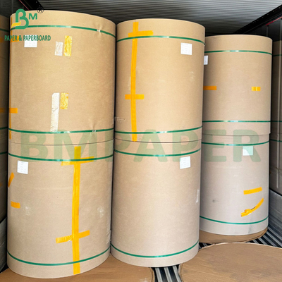 300gm - 450gm กระดาษกระดาษกระดาษ Kraft ไม่ขาวแข็งสําหรับท่อและแกน