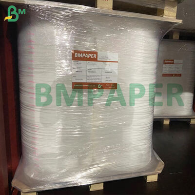 Straw Outer Wrapping Paper 24gsm 26gsm 28gsm Slitted Roll 27mm 30mm
