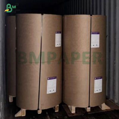 100% Virgin Wood Pulp 75gsm 80gsm 85gsm Brown Kraft Liner Paper For Making Paper Bags