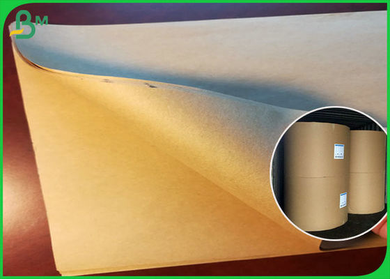 50GSM ที่ดีสีน้ำตาลแผ่นกระดาษคราฟท์ต่อต้าน Curl ท่ีต้านทานนำ้มันสำหรับบรรจุอ่อนนุช