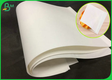 70GSM Natural Virgin White Kraft Paper Roll สําหรับกระเป๋าช้อป