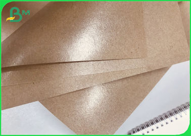 กระดาษคราฟท์ธรรมชาติเคลือบโพลีม้วน 1 ด้าน 50gsm สำหรับห่ออาหาร
