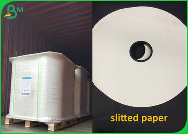 ม้วนกระดาษ slitted ทิ้ง 60g 15 มม. สำหรับอาหารปลอดภัยหลอดกระดาษพิมพ์