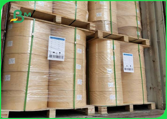 60gsm 120gsm กระดาษคราฟท์ที่ย่อยสลายได้สำหรับความปลอดภัยของอาหารฟาง 13.5 มม. 14 มม. 15 มม