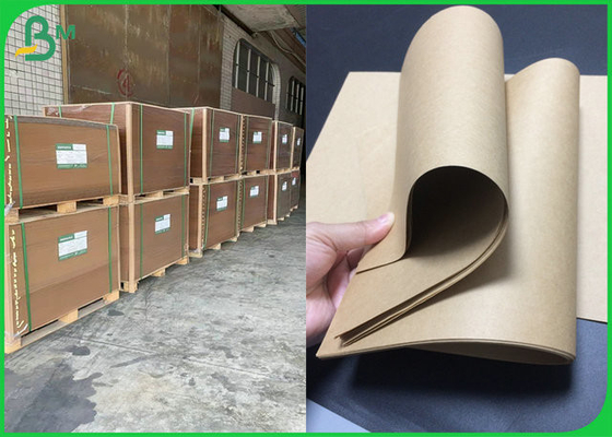 76MM Core 750mm Width 40gram Brown Interleaving Kraft Paper Roll For Package