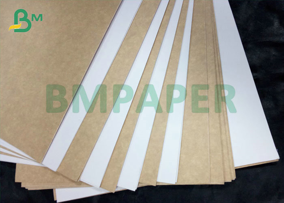 กระดาษคราฟท์เคลือบสีขาวด้านหลังพิมพ์ได้ 350 แกรมสำหรับกล่องบรรจุอาหารคุณภาพสูง