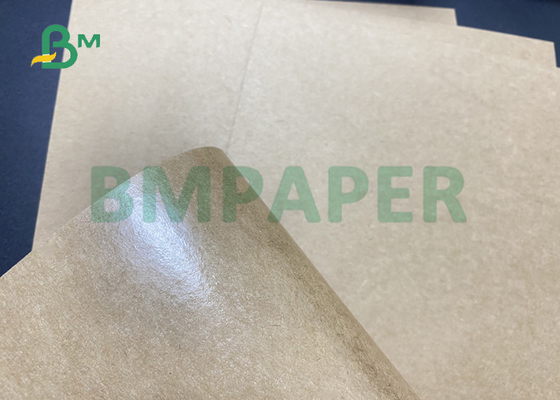 แผ่นกันน้ำมัน 90gsm 450gsm PE เคลือบกระดาษคราฟท์สำหรับกล่องแฮมเบอร์เกอร์