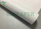24LB 28LB กระดาษเคลือบสีขาววิศวกรรมม้วนกระดาษ 36 '' x 500ft 3 '' Core