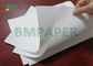 กระดาษคราฟท์สีขาวธรรมชาติ 75gsm 80gsm 90gsm สำหรับถุงกระดาษอาหาร 65 x 100 ซม