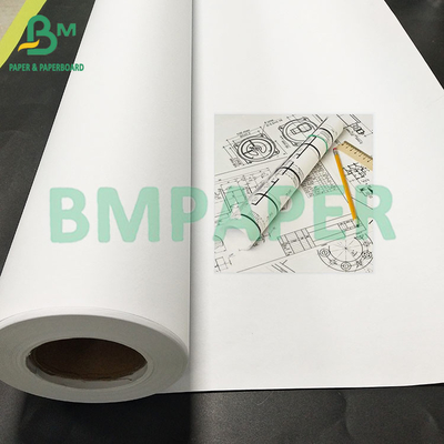 24&quot;x 150' 20ปอนด์ CAD Inkjet Bond Plotter กระดาษ 5 รอลล์/กรอบ 2&quot;Core