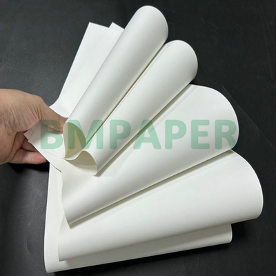 120um 130um ไวท์ แมท เลเซอร์พิมพ์กระดาษสังเคราะห์สําหรับฉลาก 33 ซม x 48,5 ซม