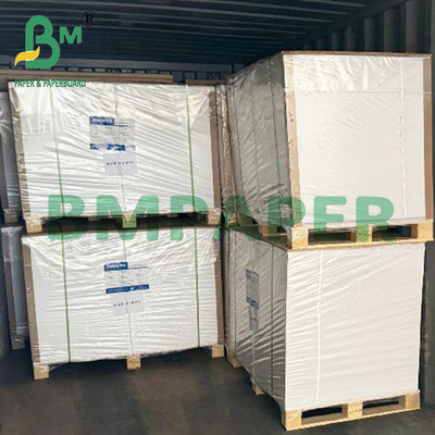 210mic 230mic ความต้านทานต่อน้ําตา กระดาษสังเคราะห์ PET สําหรับเครื่องพิมพ์เลเซอร์ สีขาว