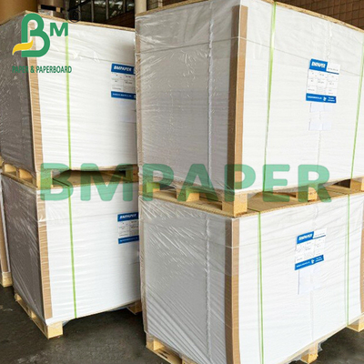 210mic 230mic ความต้านทานต่อน้ําตา กระดาษสังเคราะห์ PET สําหรับเครื่องพิมพ์เลเซอร์ สีขาว
