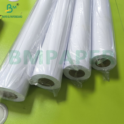 กระดาษปลอตเตอร์กระดาษ 30 X 150 CAD กระดาษม้วน 80gsm สําหรับกระดาษปลอตขนาดใหญ่