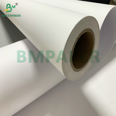 ขนาดใหญ่ 24 นิ้ว กว้าง 150 ฟุต ความยาว CAD Paper Bond Roll Inkjet Printing