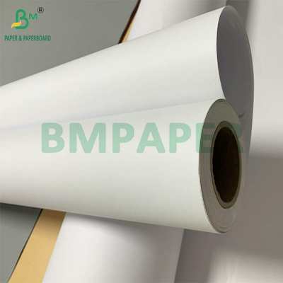 ขนาดใหญ่ 24 นิ้ว กว้าง 150 ฟุต ความยาว CAD Paper Bond Roll Inkjet Printing