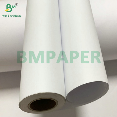 92 สว่าง 20lb CAD Plotter กระดาษกล่องกล่องบรรจุ 36' X 300ft 2' หลัก