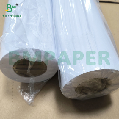 กระดาษพิมพ์ลาย 150gr กระดาษขาวเคลือบด้านหนึ่ง 914mm X 30m Roll
