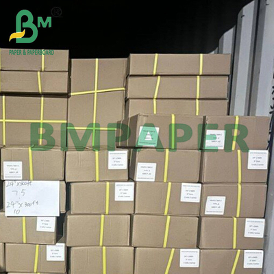 กระดาษบอนด์พลอตเตอร์สีขาวสดใส สําหรับการพิมพ์ CAD ขนาด 36" x 150ft 20LB บน 2" คอร์