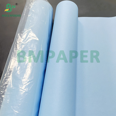 การพิมพ์แบบ Wide Format Inkjet พิมพ์แบบ 20lb Blue Tinted CAD Paper Roll ขนาด 36&quot; x 150ft
