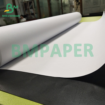 กระดาษบอนด์ CAD ขาว 20LB ไม่เคลือบสําหรับเครื่องจักรกล 24&quot; * 150ft รอลล์