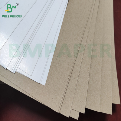กระดาษขาวเคลือบด้านหนึ่ง ความแข็งแรงสูง Kraftliner กระดาษขาวด้านบน 140g-220g