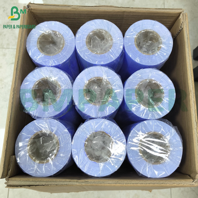 กระดาษแบบดิจิทัล ใบสีฟ้าด้านเดียว กระดาษสีฟ้า 24 ใน x 50 หลา